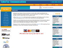 Tablet Screenshot of cybertec.net